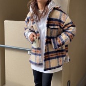 saya's select check coat