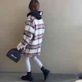 ͽsaya's select check coatrenewal