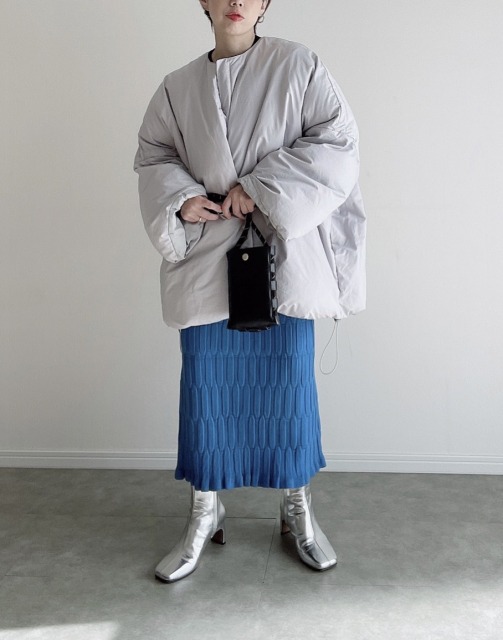 tomo��s select��wave knit skirt