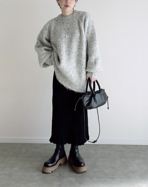 tomo��s select��wave knit skirt