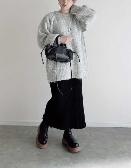 tomo��s select��wave knit skirt