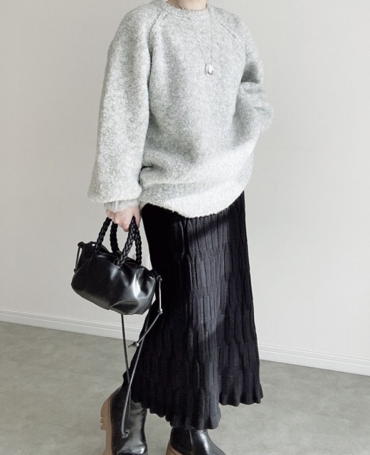 tomo��s select��wave knit skirt