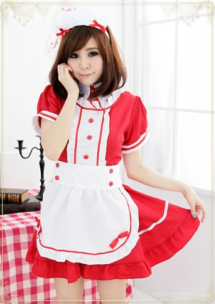 コスチューム デニーズ ウエイトレス制服 ファミレス メイド服