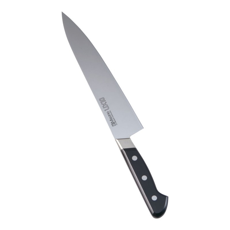 タイムセール 半額 ミソノ 牛刀24cm 左用 UX10 全商品 | 名入れ無料 刃渡240mm 調理器具