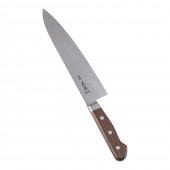牛刀21cm 正本総本店　最高級炭素鋼　ツバ付ローズ(紫檀)柄　CT5021　刃渡り210mm
