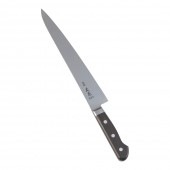 筋引24cm 正本総本店　最高級炭素鋼　ツバ付ローズ(紫檀)柄　CT5424　刃渡り240mm