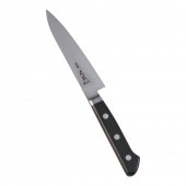 ペティ12cm 正本総本店　最高級炭素鋼　ツバ付ローズ(紫檀)柄　CT6312　刃渡り120mm