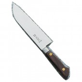 文化(三徳)18cm 正本総本店　最高級炭素鋼　ツバ付ローズ(紫檀)柄　CT5218　刃渡り180mm