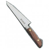 骨スキ14.5cm 正本総本店　最高級炭素鋼　ツバ付ローズ(紫檀)柄　CT5614　刃渡り145mm