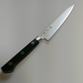名入れ無料　ペティナイフ15cm　堺金吉作　スウェーデンステンレス鋼割込(コバルト含有)　刃渡150mm