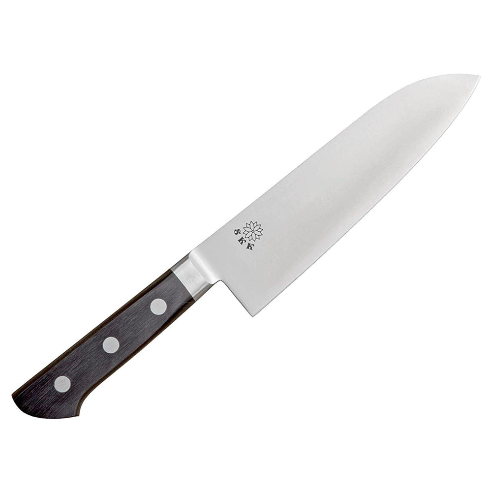 ★堺菊守SKKバナジウム鋼三徳包丁175mm 三徳 175mm 堺菊守 洋包丁 SKKバナジウム鋼（口金付・本刃付加工