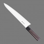 本刃付け済　牛刀30cm　堺菊守　モリブデン和式 II　紫檀八角柄　JN-030　刃渡300mm|包丁の「ブランド別」で探す|包丁