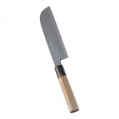 鎌型薄刃包丁18cm　堺菊守　安来・白ニ鋼　極上　水牛柄　A-418　180mm　名入れ無料　サヤ・本刃付けオプション可能|包丁の「ブランド別」で探す|包丁