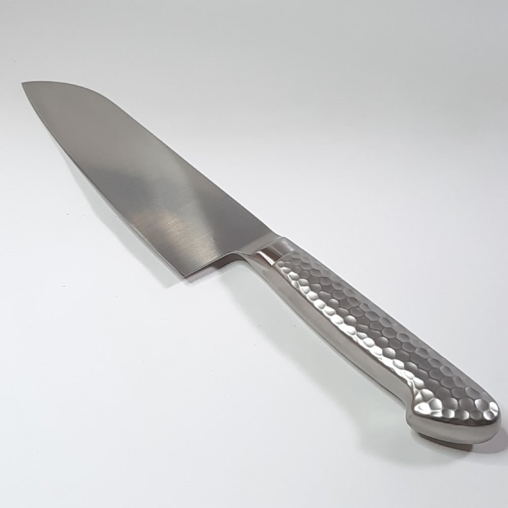 三徳17.5cm 堺菊守 オールステンレス AS-600 刃渡175mm | 包丁,包丁の