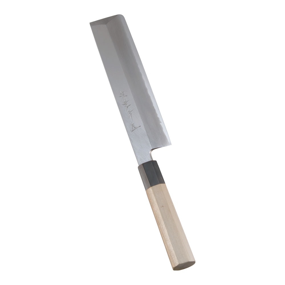 薄刃包丁(角)21cm 堺孝行 シェフ和包丁（銀三鋼） 04065 210mm
