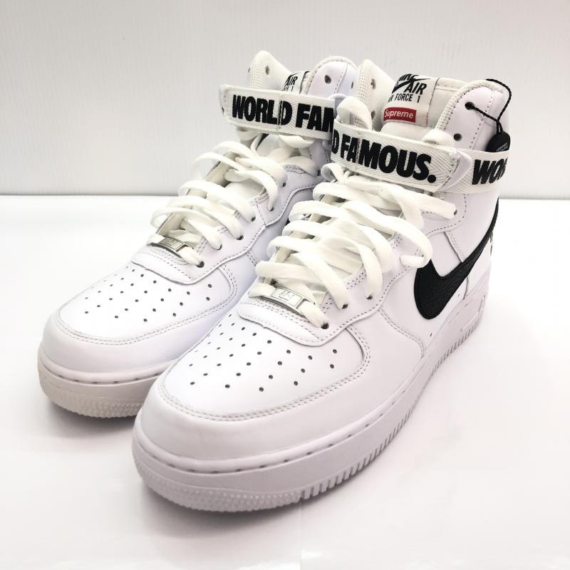 中古】NIKE×supreme AIR FORCE 1 high サイズ27.5cm 698696-100