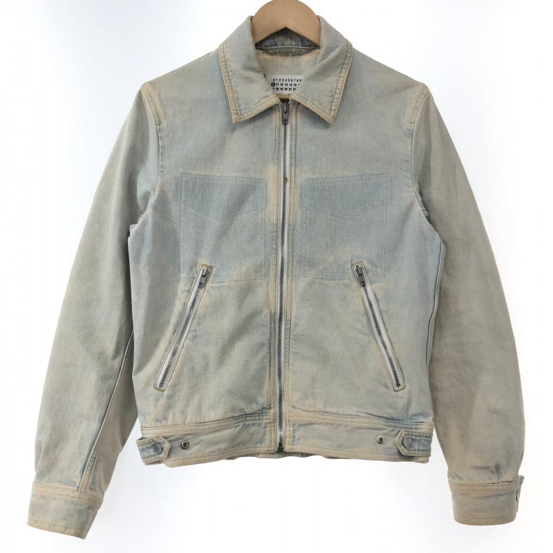 中古】MARTIN MARGIELA 八の字 デニムジャケット 44 ブルー メゾン