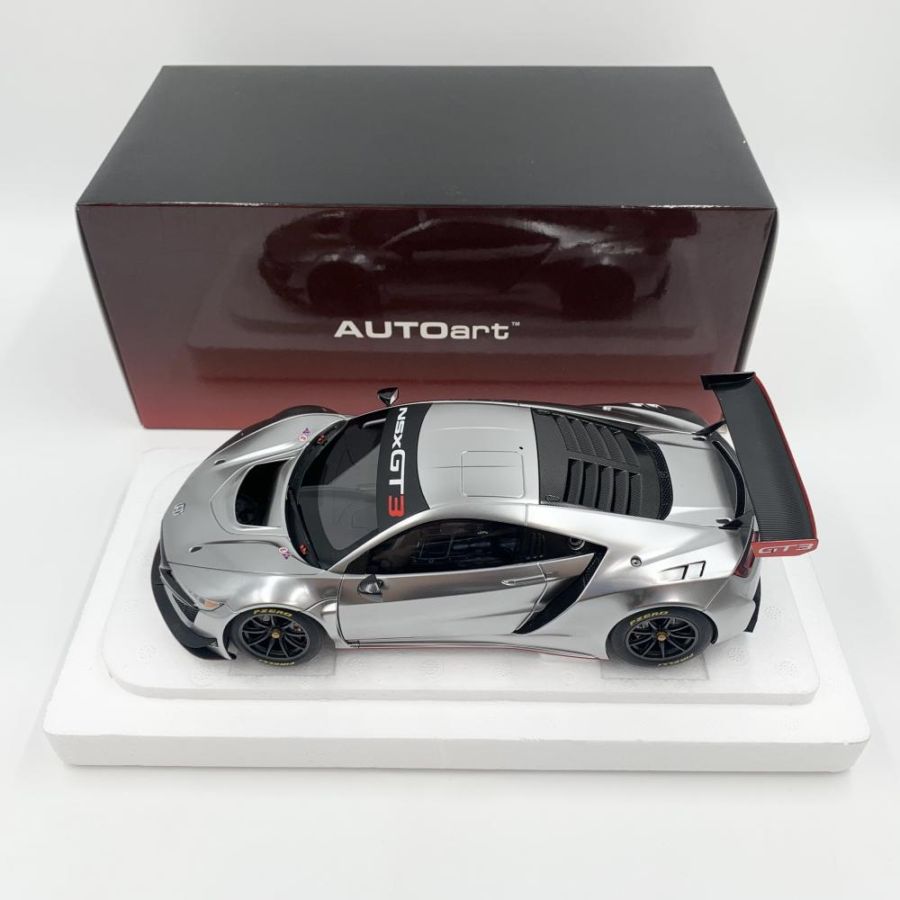 オートアート（AUTOart）1/18 トヨタ アリスト 銀（シルバー） 中古】開封 AUTOart オートアート 1/18 ホンダ NSX GT3 2018 ハイパー