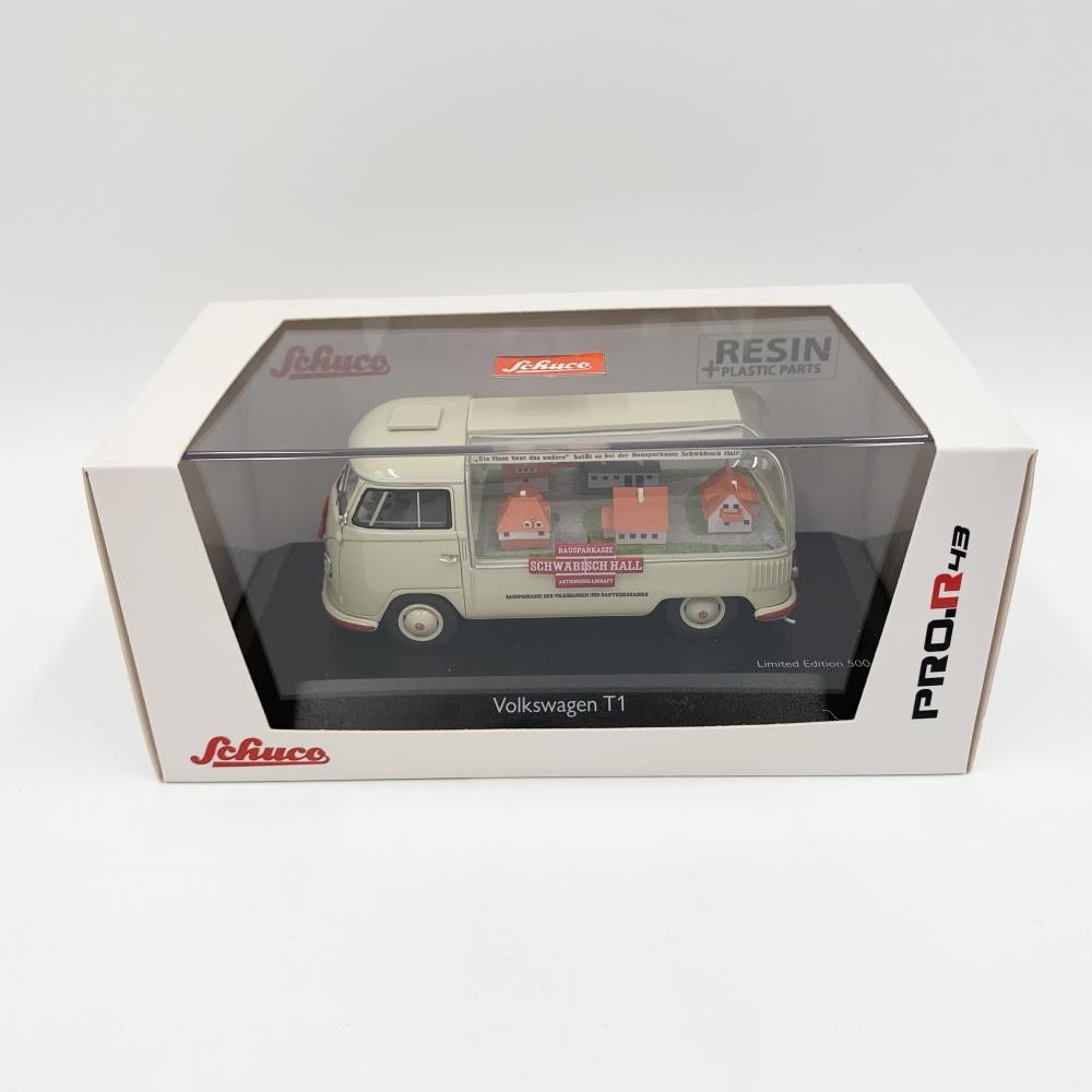 中古】開封 Schuco シュコー 450902300 1/43 VW T1b Schwaebisch