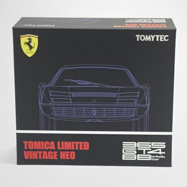 中古】1/64 ﾄﾐｰﾃｯｸ TLV-NEO ﾌｪﾗｰﾘ 365 GT4 BB (青/黒)【O大府