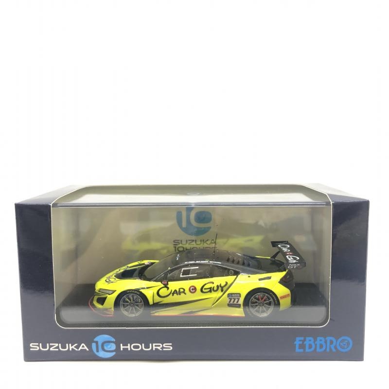 中古】開封・箱傷み有）1/43 エブロ CARGUY Racing NSX GT3 SUZUKA 10