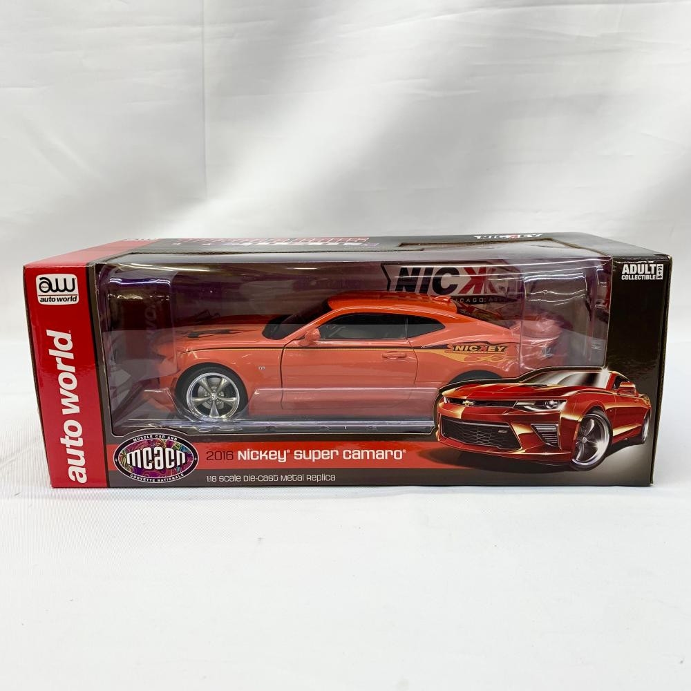 中古】1/18 2016 シェビー カマロ ハードトップ MCACN ＆ NICKEY