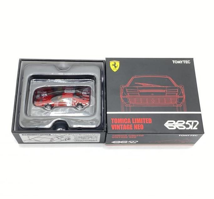 中古】【開封】トミーテック 1/64 LV-NEO フェラーリ 512 BB トミカ