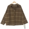 šUNITED ARROWS STOLE CHK CARRE SHIRT 㥱å ֥饦 ʥƥåɥOȾŹ