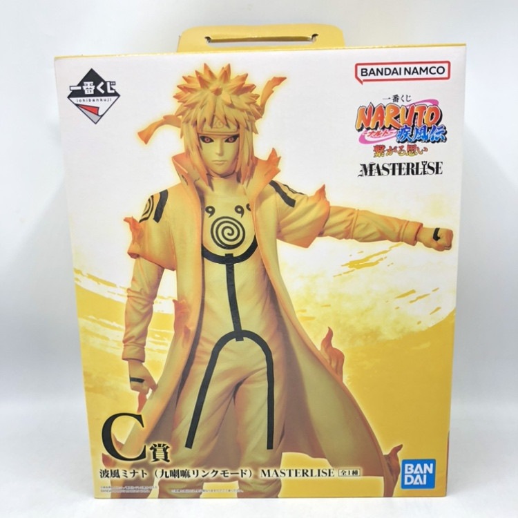 【C賞 波風ミナト（九喇嘛リンクモード） MASTERLISE (フィギュア) 】一番くじ NARUTO-ナルト- 疾風伝 繋がる思い 【中古】 中古】バンダイ C賞 波風ミナト(九喇嘛リンクモード) MASTERLISE