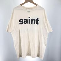 ����š�SAINT MICHAEL 24SS SWEET SAINT SS TEE �����ץ��� ���롼�ͥå� ���åȥ��� ������XL �ۥ磻�ȡ�O���ġ�