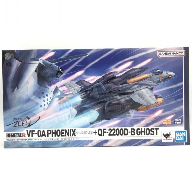 中古】未開封)HI-METAL R VF-0Aフェニックス(工藤シン機) + QF-2200D-B  