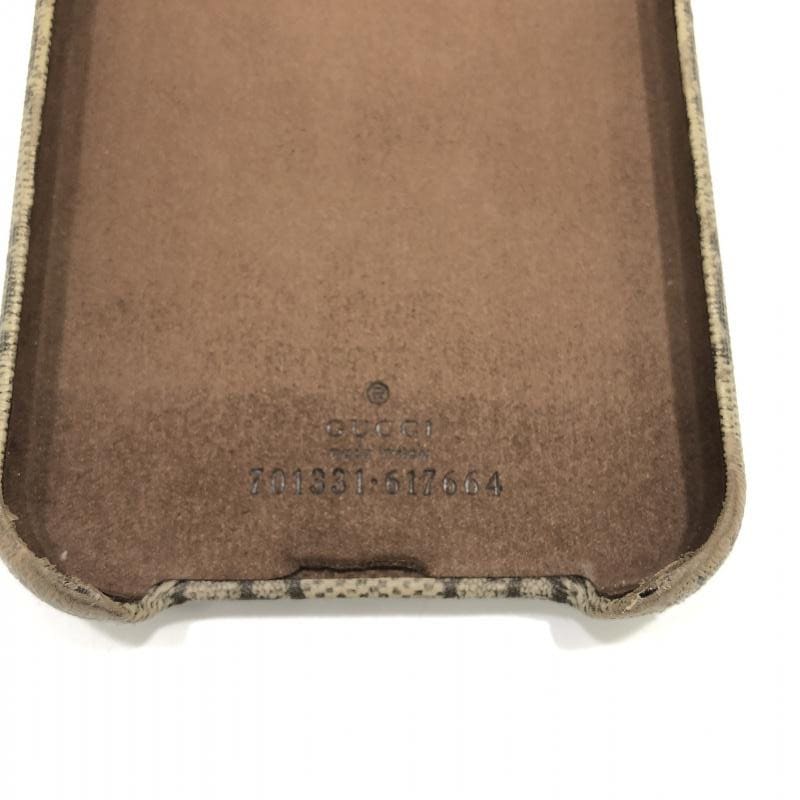 未使用品 GUCCI グッチ 701332 GGマーモント GG柄 PVC iPhone13