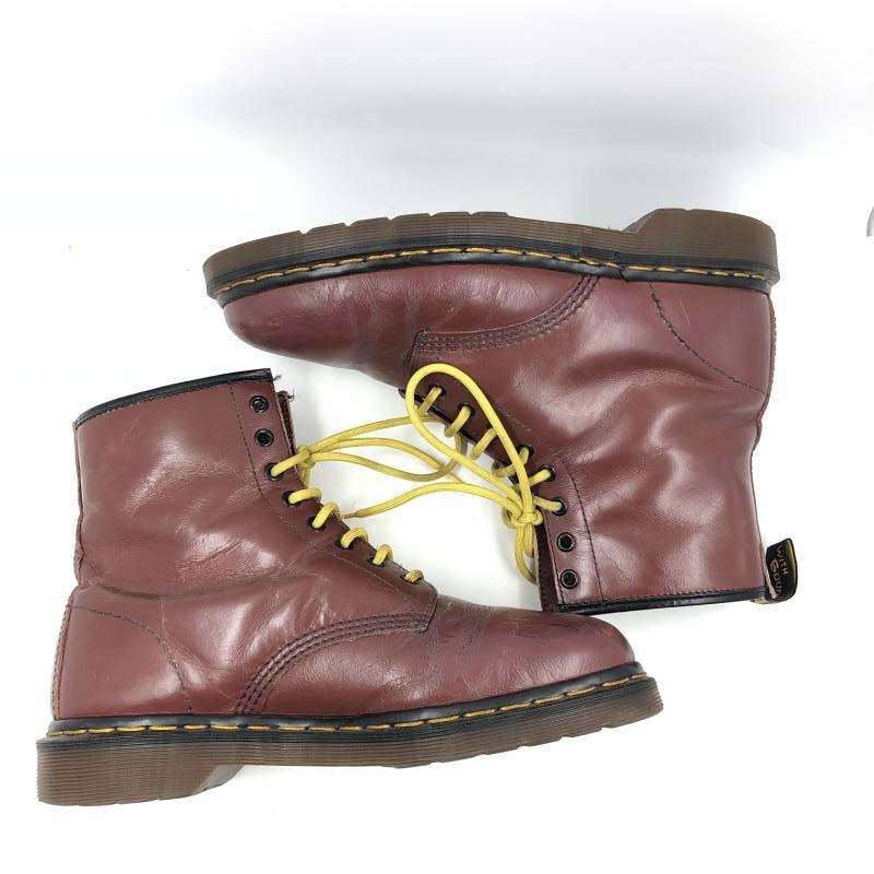 美品！希少！ドクターマーチン 8ホール チェリーレッド イングランド製 UK7 中古】Dr.Martens イングランド製 8ホール チェリーレッド サイズ27