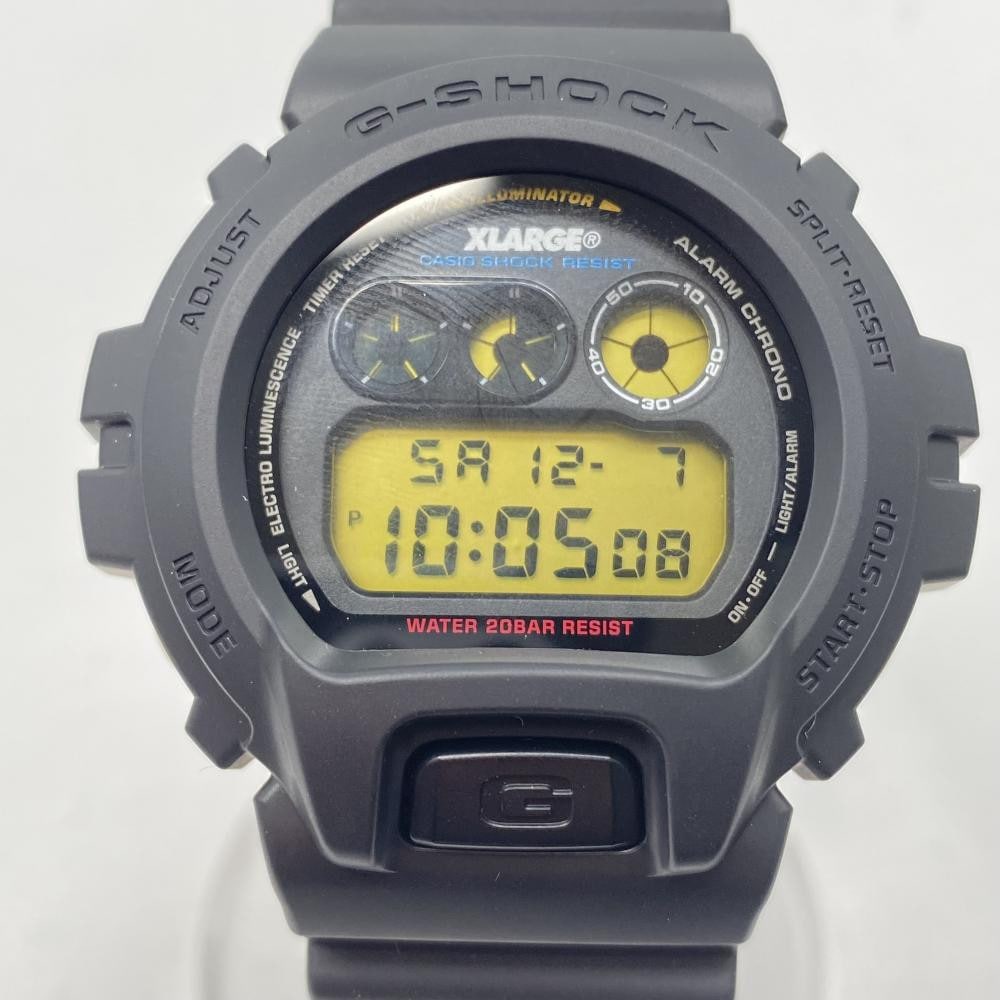 ＵＳＥＤ　 カシオ　 G-SHOCK 　ＤＷ-６９００ＦＳ 　ＴＯＭＭＹ　黒ピンク　ブラック CASIO カシオ G-SHOCK ジーショック DW-6900FS 南東北クボタコラボ 100