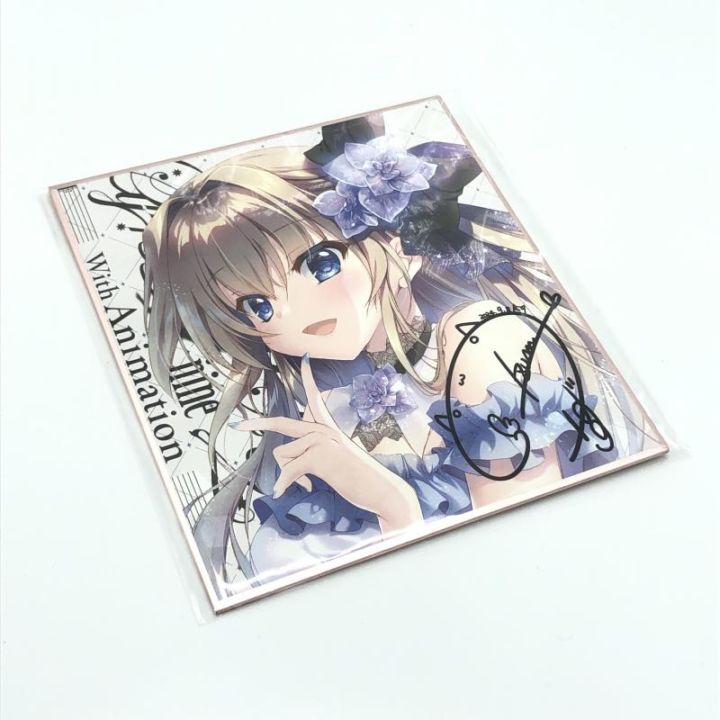 中古】未開封)九條都 和泉つばす先生描き下ろしミニ色紙/9-nine