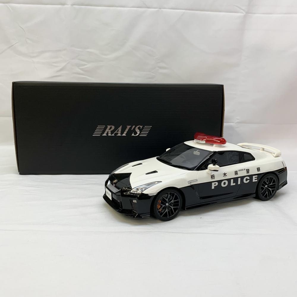 中古】S)1/18 ヒコセブン 日産 GT-R (R35) 2018 栃木県警察高速道路