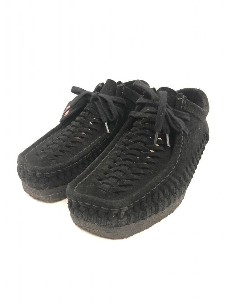 28㎝　Supreme Clarks シュプリーム　クラークス　ワラビー　黒 中古】Supreme×CLARKS 21AW WALLABEE WEAVE Black UK8 26.5