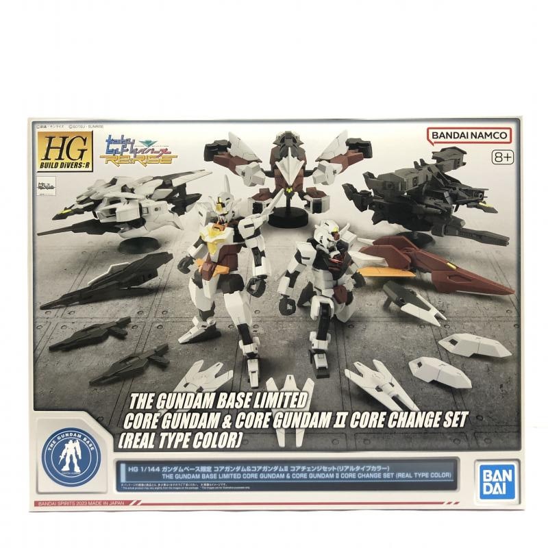中古】GﾀﾞﾑS）未組立）HGBD:R GB限定 コアガンダム＆コアガンダムⅡ