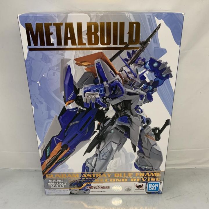 中古】開封)METAL BUILD ガンダムアストレイ ブルーフレームセカンド