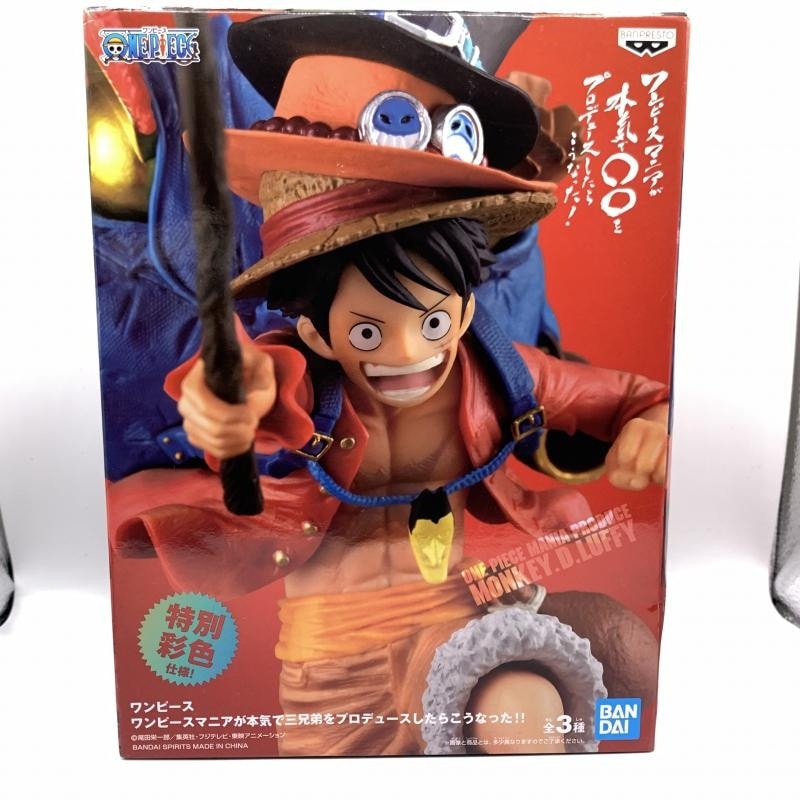 中古】バンダイ A.ルフィ ワンピースマニアが本気で三兄弟を