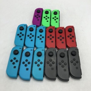 中古】ｹﾞｰﾑOP）ｼﾞｬﾝｸ)Switch/Joy-Con(L)/まとめ15個ｾｯﾄ/動作未保証品