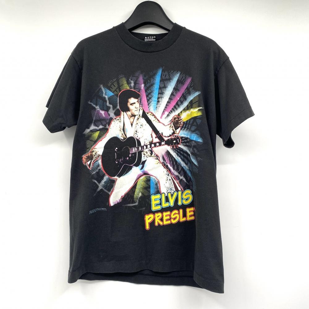 いラインアップ 中古】90s BEST Tシャツ エルビスプレスリー FRUITOFTHELOOM ミュージシャン