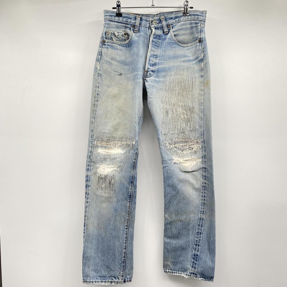 【70s】LEVI’S 501 66後期 色残り抜群 ノーリペア バキバキ 70s】LEVI'S 501 66後期 色残り抜群 ノーリペア バキバキ
