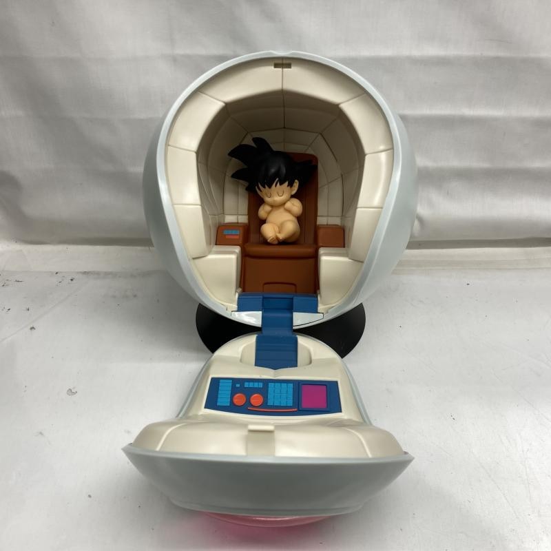 中古】開封)A賞 丸型宇宙船&悟空 フィギュア ｢一番くじ