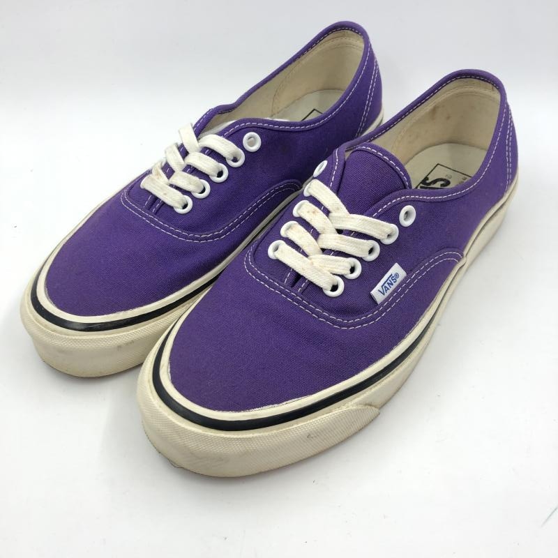 29 新品 VANS アナハイムファクトリー オーセンティック 44DX 紫 中古】VANS Authentic 44DX ANAHIM Fuctory パープル 26cm 【O西尾店