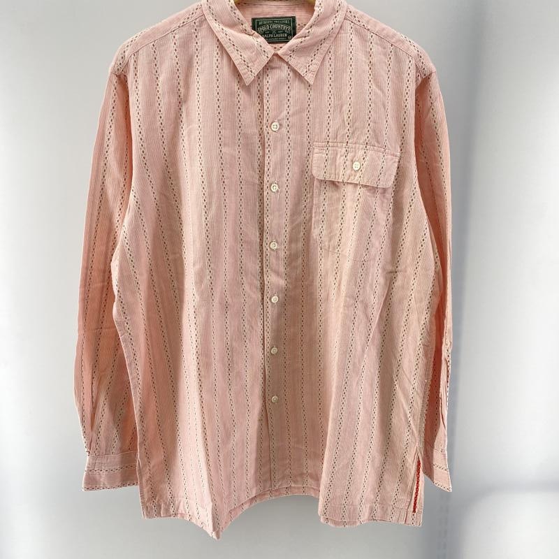 【けけ】Polo Country オープンカラーシャツ レーヨン　ピンク けけ】Polo Country オープンカラーシャツ レーヨン ピンク 美品】Polo