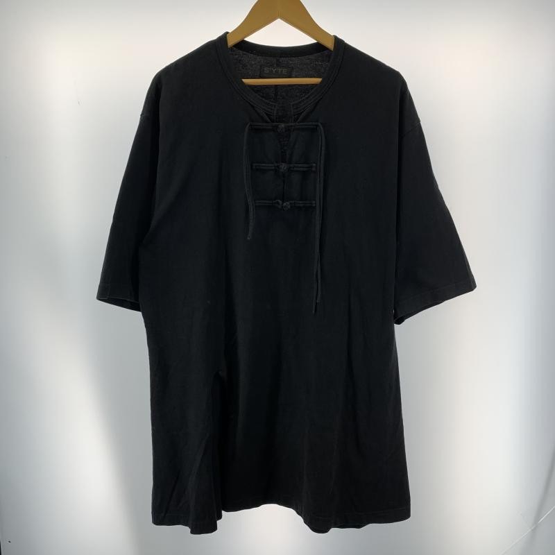 s'yte チャイナロングシャツ S'YTE チャイナシャツ ブラック ヨウジ