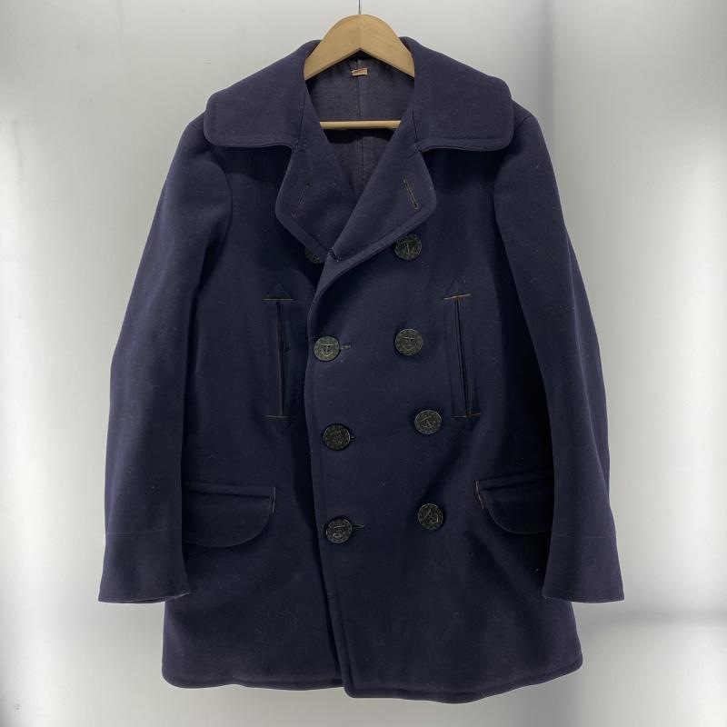 中古】☆U.S NAVY 1910～20s 13スター 10ボタン Pコート ネイビー