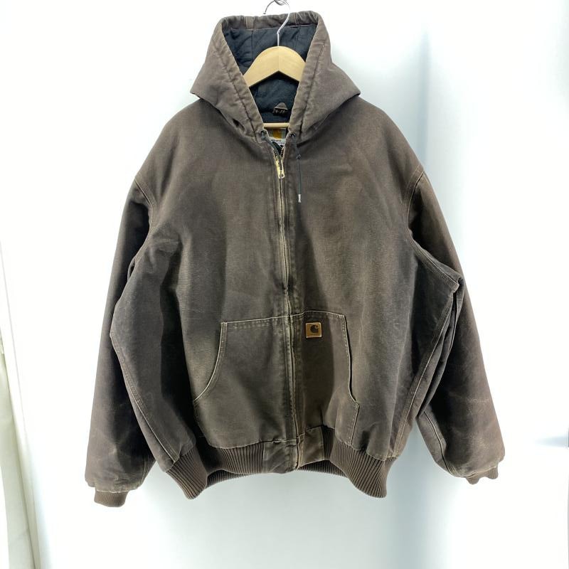 Carhartt アクティブジャケット ダークブラウン J130DKB サイズL Carhartt カーハート J130 ウォッシュドダック インサレート