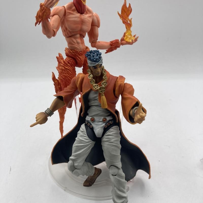 【ジョジョの奇妙な冒険】超像可動◆ モハメド・アヴドゥル ◆マジシャンズレッド 中古】超像可動 モハメド・アヴドゥル＆マジシャンズ・レッド【M十日市